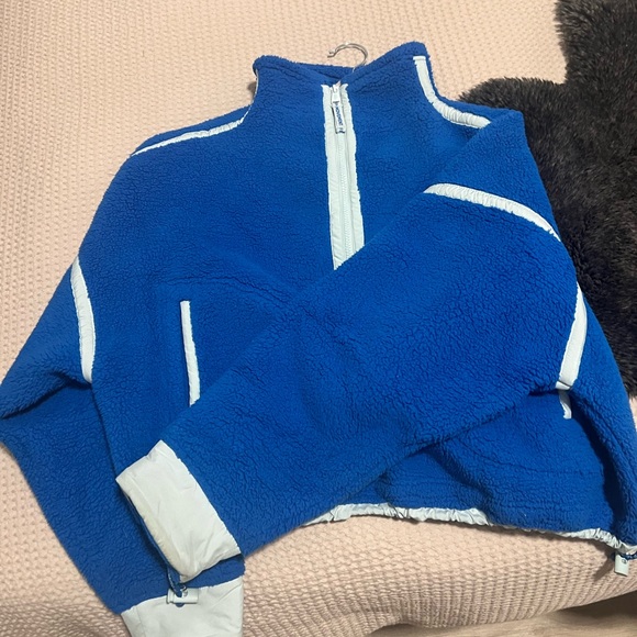 FP Movement by Free People Vibrant Blue and White Ski Jacket - Picture 2 of 5